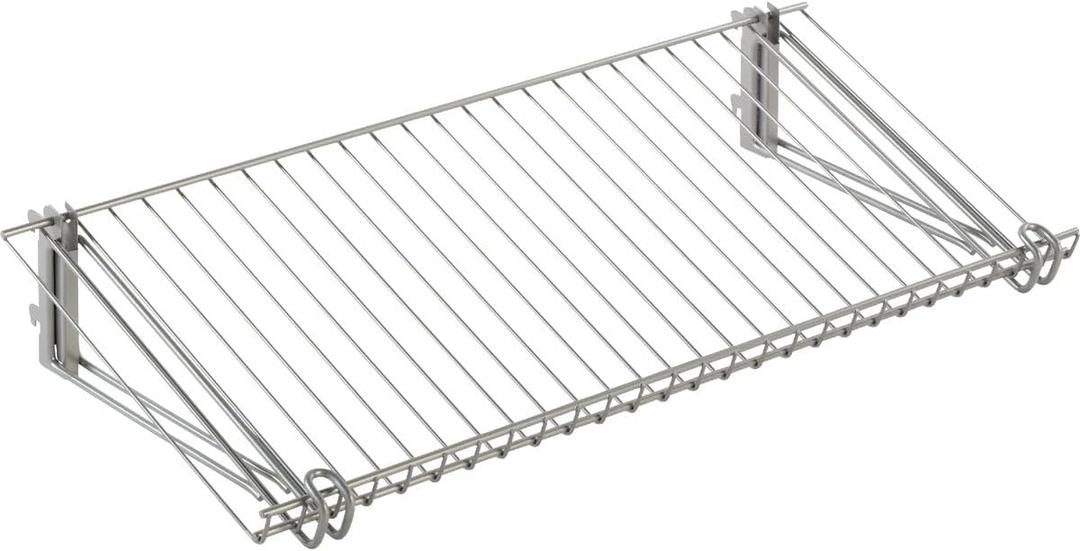 Rubbermaid Configurations Shoe Shelf, Titanium, Floating Shelves for Shoe Organization/Storage for Home/Laundry/Bathroom/Mudroom/Pantry/Linen Closet