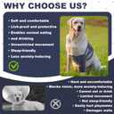 Dog Knee Brace, Breathable Dogs Leg Sleeve to Stop Licking, Adjustable Elbow Pads for Dogs Front Back Leg, Dog Elbow Protector for Post-Surgery Recovery Elbow Injuries, Medium, Navy