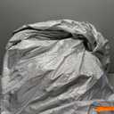 Kayme 6 Layers Car Cover Waterproof All Weather for Automobiles, Outdoor Full Cover Rain Sun UV Protection with Zipper Cotton, Size A2 3XL Universal Fit for Sedan (186-193 inch) (Aluminum-Silver)