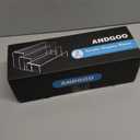 ANDGOO Large Acrylic Display Risers, 2 Sets(11.2L~11.6L~12L) Clear Rectangular Showcase Collectibles Display Shelf, Retail Desktop Risers Display Stand for Organize and Decoration