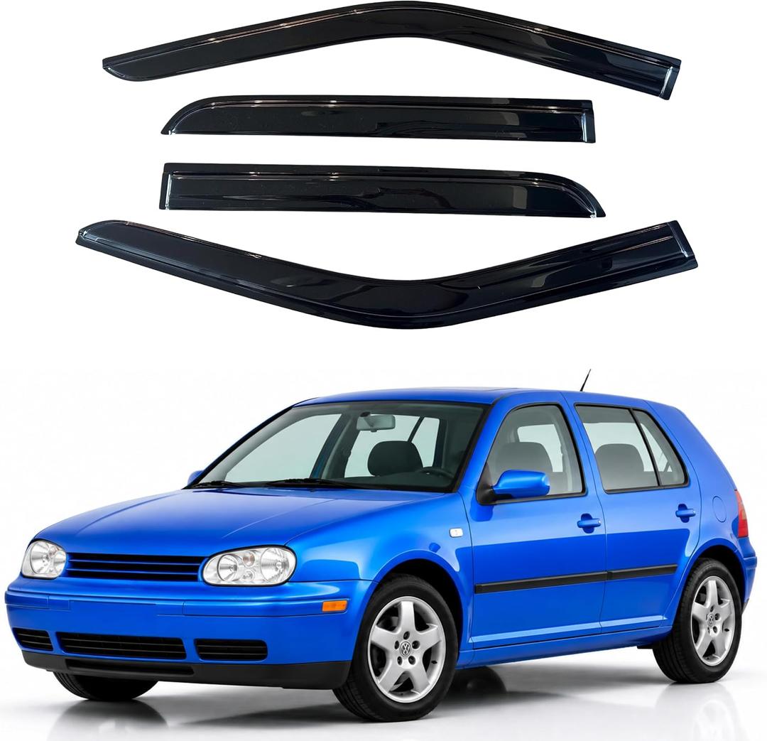 Window Visors Rain Guards for 2004-2009 Volkswagen Golf