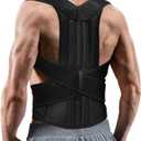 Posture Corrector XS-5XL Improve Hunchback Plus Size Back Brace Men and Women Adjustable Upright Back Support Straightener Prevent Scoliosis Back Posture (Size : XXXXX-Large)