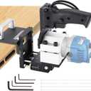 YUCHENGTECH 2 in 1 Invisible Fastener Slotting Bracket Router Mortising Jig Mortise and Tenon Jig for Router Woodworking Slotting Locator for Woodworking Furniture Splicing