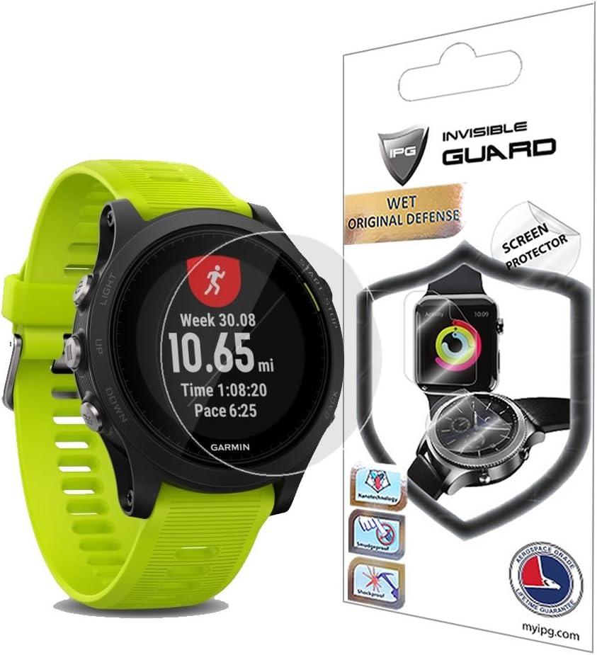 IPG Compatible with Garmin Forerunner 935 Screen Protector (2 Units) Protector 3D Curved Invisible Ultra HD Clear Film Anti Scratch Skin Guard - Smooth / Self-Healing / Bubble -Free