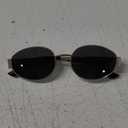Retro Oval Sunglasses for Women Men Trendy Small Sun Glasses Classic Metal Frame Shades UV400 Protection