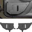 Metal Front Door Storage Pockets for 2009-2018 Jeep Wrangler JK JKU, Sturdy Door Organizer Box Pockets Insert Accessories for Replace Sagging Nets -2 PCS