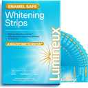 Lumineux Teeth Whitening Strips - 21 Treatments (3 Months) - Peroxide Free - Enamel Safe for Whiter Teeth - Whitening Without The Sensitivity - Dentist Formulated - Sensitivity
