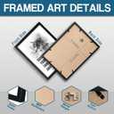 arteWOODS Funny Cool Cat Bathroom Wall Art - Rustic Farmhouse Wall Decor with Humorous Quotes Black Framed Print Artwork Cute Animal Pictures for Shower Toilet Restroom Kid's Washroom 8x10 Inch