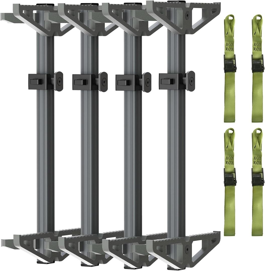 Climbing Sticks, Non-Slip Tree Step Tree Climbing Sticks for Hunting, Lightweight Aluminum Hunting Climbing Steps, Climbing Stick for Tree Stand