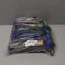 HORUSDY Ratchet Straps, 2,200 LB Break Strength, 4-Pack 15FT Ratchet Tie Down Straps Set for Motorcycle Straps Tie Downs, Appliances, Lawn Equipment, Cargo Straps for Trucks. (Blue)