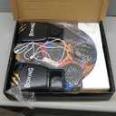 Music Boxing Machine, Smart Bluetooth Boxing Machine with Gloves, Wall Mounted Music Punching Trainer for Kids Adult, LED Electronic Boxing Workout Target with 9 Modes & 9 Speeds