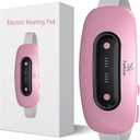 Electric Heating Pad, Portable Cordless Menstrual Heating Pad with 4 Heat Levels and 4 Massage Modes, Fast Large Heating Belly Wrap Belt for Cramps, Back Pain Relief Gifts for Women Girls Her (Pink)