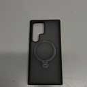 TORRAS 360Spin Magnetic Stand for Samsung Galaxy S24 Ultra Case, Compatible with Magsafe, Military Grade Shockproof Slim Protective S24 Ultra Case with Kickstand & Ring Holder, Ostand Spin, Black