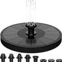 Solar Fountain, Floating Solar Powered Water Fountain Pump for Bird Bath, Garden, Pond, Pool, Outdoor Solar Founatin (2.5W)