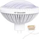 BAOMING PAR64 LED Bulb Replace Traditional 500w PAR64 15 40W DIMMABLE Warm White 2700~3000K 120V GX16D (2700k Warm White)
