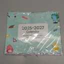 SUNEE 2026 Calendar- 18 Months Oct. 2025 - Mar. 2027, 14.5"x11.5" Big Grid Hanging Calendar 2026 with Note for Organizing & Planning, 2026 Wall Calendar with Note, Cute