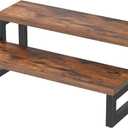 Waissdea Spice Rack, Spice Rack Organizer for Countertop, Tiered Display Stand-Tiered Shelf Organizer for Pantry, Cupboard, Countertop, Enhances Kitchen Storage and Organization Vintage Color (13.4IN)