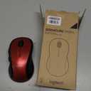 Logitech M510 Wireless Computer Mouse  Comfortable Shape with USB Unifying Receiver, with Back/Forward Buttons and Side-to-Side Scrolling - Red