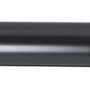 Ivilon Tension Curtain Rod - Hexagonal Spring Tension Rod for Windows or Shower, 36 to 54 Inch, Black