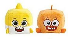 Pinkfong Baby Shark Goldie Plush Cube with Sound Pack of 2