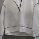 PRETTYGARDEN Women's 2026 Fall Hooded Sweatshirts Long Sleeve Half Zip Cropped Hoodies Pullover Winter Fashion Clothes (Large, White)