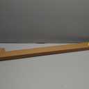 Ivilon Window Curtain Rod Decorative End Cap Design, 1 Inch Rod, 72 to 144 Inch. Ivory