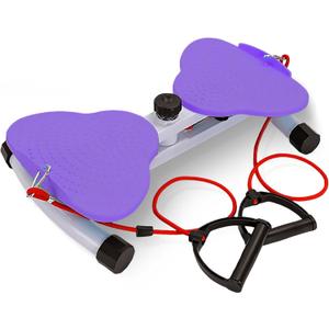 2025 New Exercise Twist Boards, Non-Slip Waist Twister Machine, Noiseless Ab Exercise Home Gym Equipment for Foot Massage, Belly Fat Loss and Weight Loss (Purple)