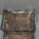 Coffee Syrup Organizer Rack, 2-Tier Coffee Bar Accessories, Bottle Holder Stand with K Cup Storage Drawer for Coffee bar, Wine Rack, Storage Shelves for Syrup. (Rustic Brown)