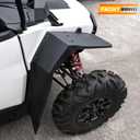 KEWISAUTO Wider Extended Fender Flares Kit for 2024 2025 RZR XP 4 1000, Full Coverage Extended Wider Mud Flaps Assembly for 2024 2025 Polaris RZR XP/XP 1000/ XP 4 1000 Accessories, Replace #2889133