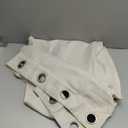 Yakamok Beige 100% Blackout Curtains, Thermal Insulated Total Blackout Drapes for Bedroom, Heat Blocking Window Curtains for Living Room(52Wx84L, 2 Panels)