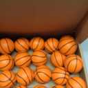 Hxezoc Mini Basketball Stress Balls 20 Packs Basketball Foam Sports Balls Small Squeeze Anxiety Bulk Toy Ball for Kids Basketball Birthday Party, School Carnival Party Supplies