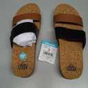 Reef Women's Cushion Vista Hi Platform Sandal (9, Black Duo)