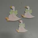 Lineshading 3 Pcs Silly Goose Birthday Party Decoration Sage Green Bow Wooden Silly Goose Baby Shower Decor Funny Table Centerpiece Gift for Party Favor Desk Tiered Tray, 5.9/4.7/3.9 Inch 