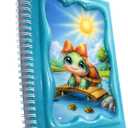 A5 3D Glossy Cover Spiral Notebook  Cute Hardcover Notebook with 160 Pages/80 Sheets  Kids School Notebook  Gift Notebook for Girls & Boys  Lakeside Turtle
