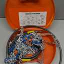 Snow Chains for Car,SUV,Truck and Pickup,Universal Emergency Tire chains,Set of 2 (SP1553)