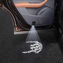4PCS No Fade Car Door Lights,Skeleton Door Lights Logo Projector LED Shadow Welcome Lamp,Skeleton Car Accessories,Arm Skull Finger Gifts,Suitable for All Vehicles Motorcycle
