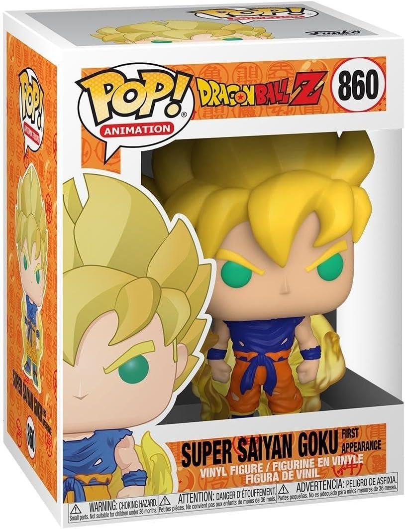Funko Pop Animation: Dragonball Z - Super Saiyan Goku - (First Appearance) - Dragon Ball - Collectable Vinyl Figure - Gift Idea - Official Merchandise - Toys for Kids & Adults - Anime Fans
