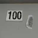 Hanaive 100 Running Bib Numbers with Safety Pins for Marathon Sports Competition Events Tearproof Waterproof 6 x 7.5 Inch