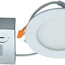 AH Lighting 4 Inch Dimmable LED 5CCT Slim Recessed Downlight with Junction Box, 9 Watts, 700 Lumen, ES Qualified, UL Listed