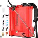 Battery Powered Backpack Sprayer for Mil-waukee M18 Battery, 5.3 Gallon, 100 PSI Electric Weed Sprayer, Yard Graden Sprayer with Telescopic Wand, 7 Nozzles, Backpack Sprayer 18v (Battery Not Included)
