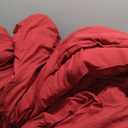 Bedsure California King Comforter Set, Dark Red Soft Prewashed Bedding for All Seasons, 3 Pieces GentleSoft Bed Set, 1 Lightweight Comforter (104"x96") and 2 Pillowcases (20"x36")