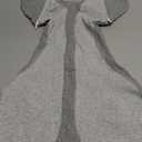 BABELIO Baby Swaddle Temp-Sensing Detachable Zip Sleeves Transitional Swaddle 2-Way Zipper Infant Sleep Sack 3-6 Month Dark Gray M (13-19lbs)