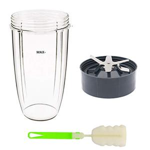 Tanzfrosch 32oz Cup and Extractor Blade Replacement Parts Blender Accessories Compatible with Nutribullet 600W/900W Models