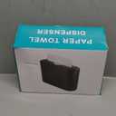 Countertop Paper Towel Holder, Commercial Paper Towel Dispenser, Multifold Trifold Z-Fold Paper Towel Holder, Napkin Holder Dispenser, Hand Towel Dispenser for Home Kitchen Restaurant (Ks-5857-black)