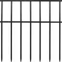 Garden Metal Black Fence 16"by 12" each piece