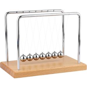 Newton's Cradle Balance Balls Fascinating Physics Gadget for Home and Office 7 Beads