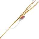 DK177 4 Pack Led Branch Light Battery Operated Lighted Branch Vase Filler Willow Tree Artificial Little Twig Power Golden 30 Inch 20 LED for Home Romantic Decoration (Gold-Warm White)