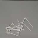 12 Pcs Round Ceiling Diffuser Plastic Key Handle, Vent Key for Steel Butterfly Damper, Adjust Air Flow Replacement for Round Vent Cover 6" 8" 10" and 12", Key Only, Damper Not Included