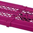 LockerMate Adjust-A-Shelf Locker Shelf for School Organization, Adjustable 12-15", Holds Up to 10 lbs, Pink