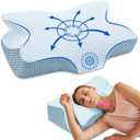 Anvo Cervical Pillow for Neck Pain Relief, Memory Foam Pillows for Neck and Shoulder Pain, Orthopedic Ergonomic Design for Sleeping